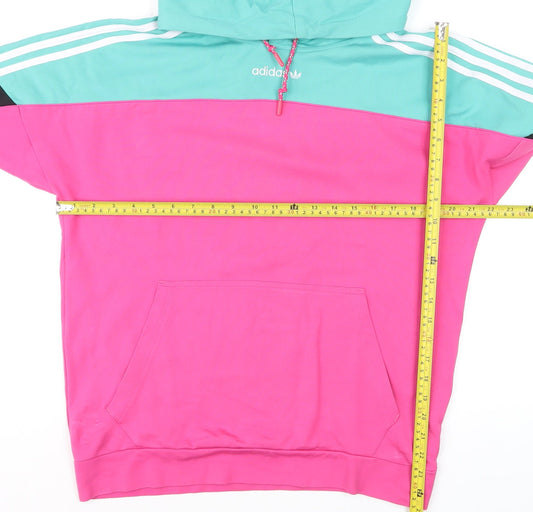 Adidas Women’s Multicoloured 100% Cotton Pullover Hoodie Size 8