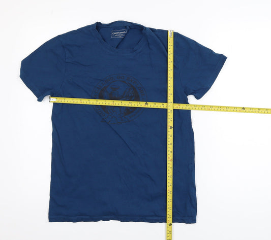 Craghoppers Men's Blue Cotton Outdoor Graphic T-Shirt Size S