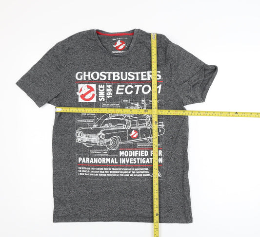 Brand Alliance Men’s Grey Ghostbusters Graphic T-Shirt Size M