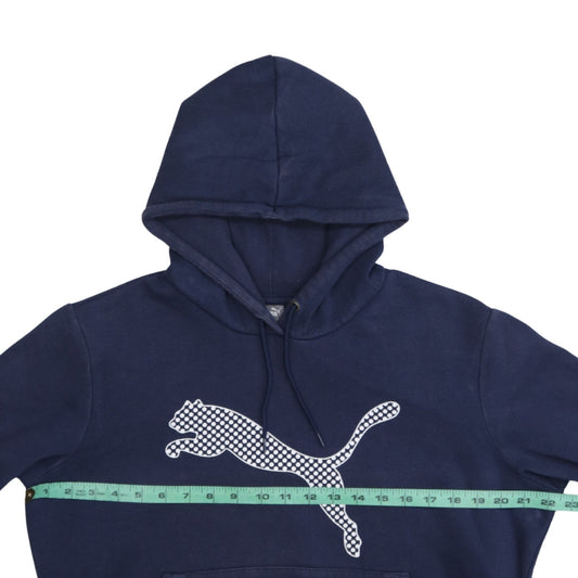Puma Women Navy Blue XL Pullover Hoodie Sweatshirt Casual