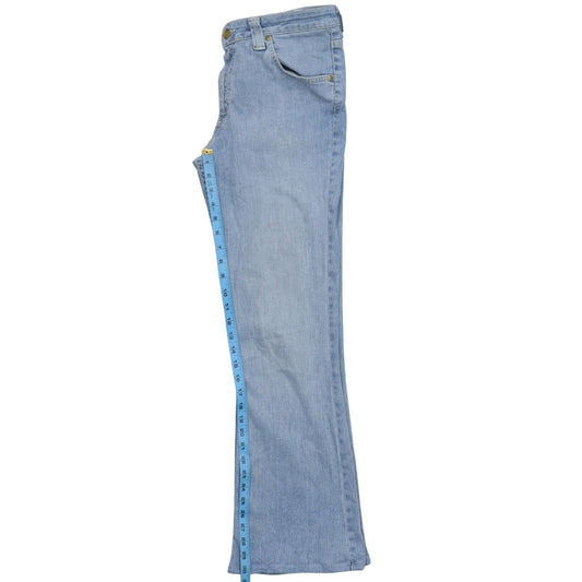 Lee Men's Blue Flared Denim Jeans Size 32 Regular Fit