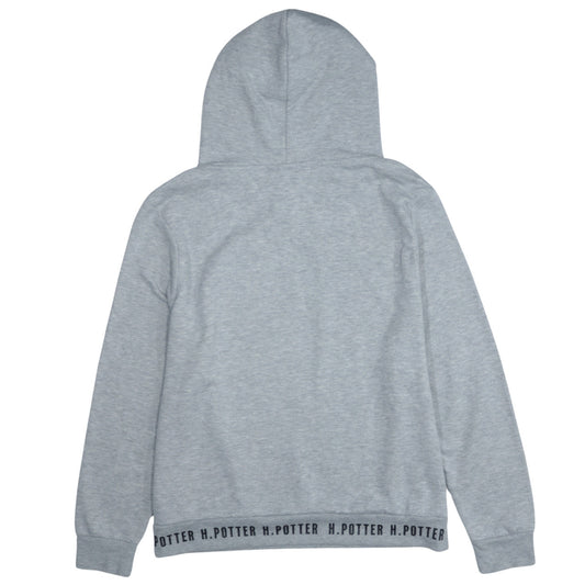 Harry Potter Women's Grey Hogwarts Pullover Hoodie XL