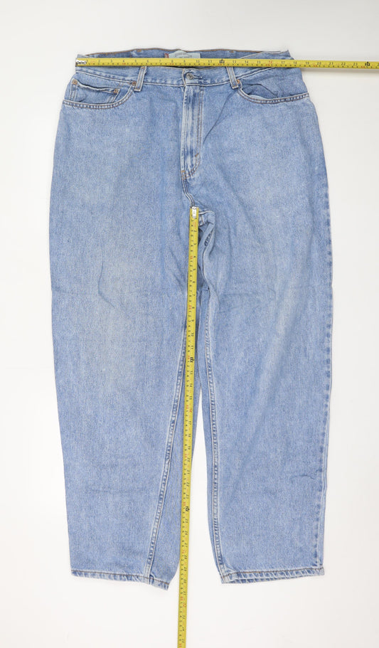 Levi's Men's Blue 560 Comfort Fit Straight Denim Jeans W38 L34