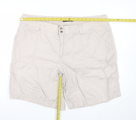 Lee Platinum Label Men's Beige Cargo Shorts Size 24W Cotton Blend