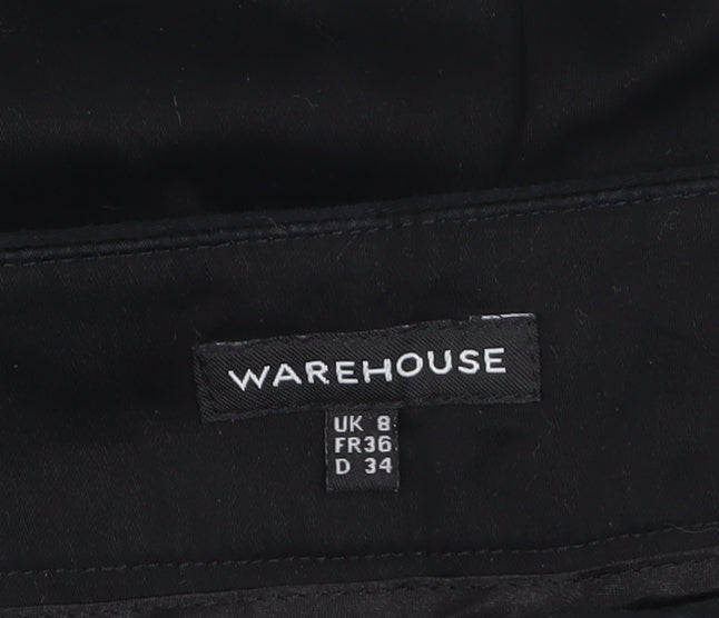 Warehouse Women’s Black Slim Chino Trousers Size 8