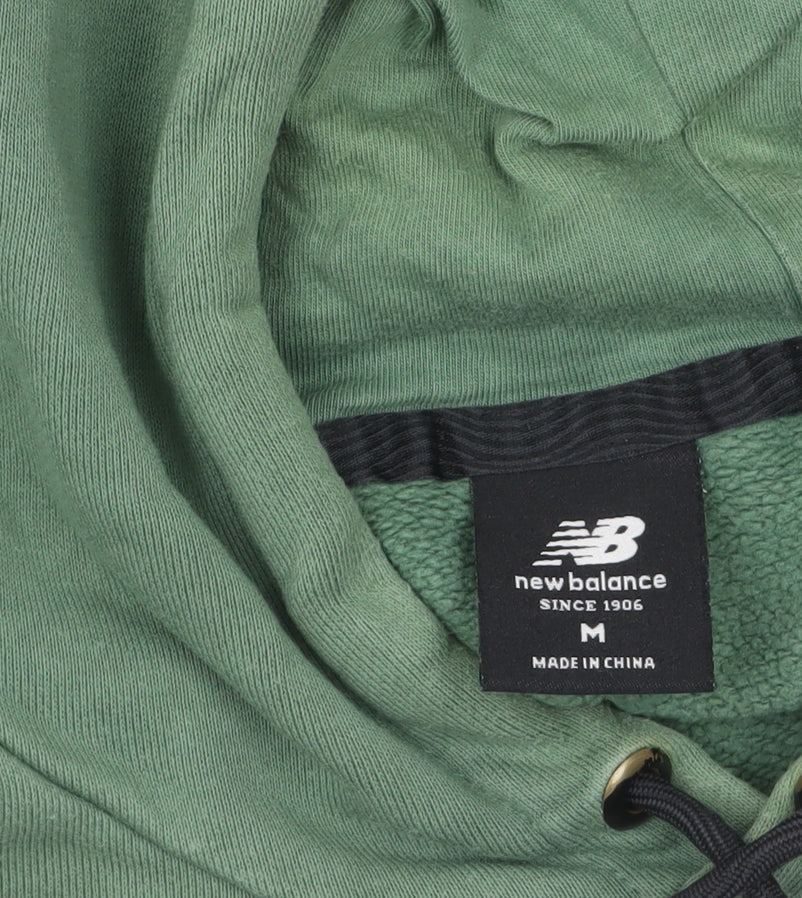 New Balance Men's Green Pullover Hoodie M Sports Fleece