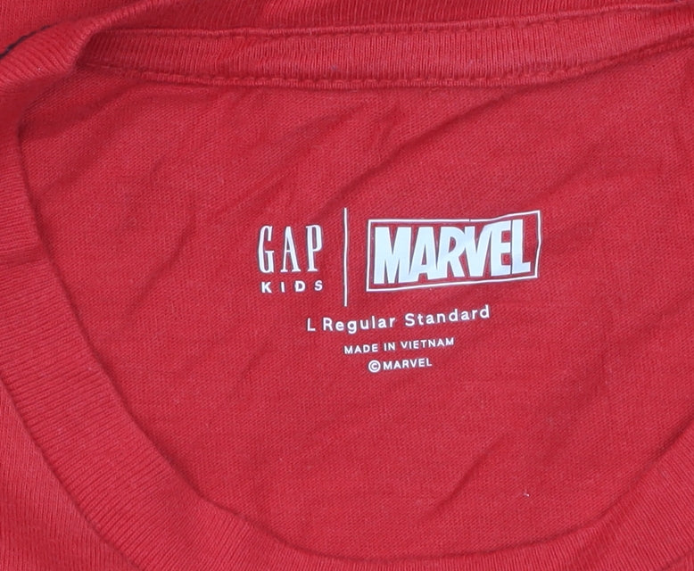 GAP Kids Marvel Spider-Man Red Boys 10-11 Years Graphic T-Shirt
