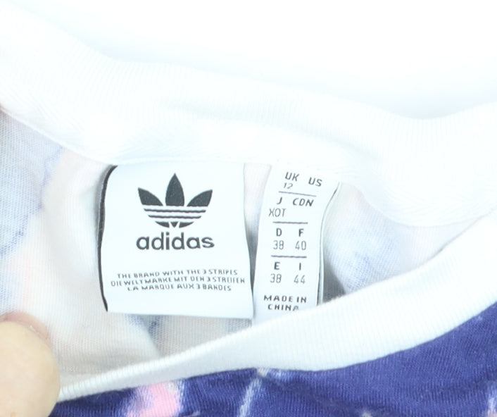 Adidas Men's Multicoloured Tie-Dye Tank Top Size L Regular Fit
