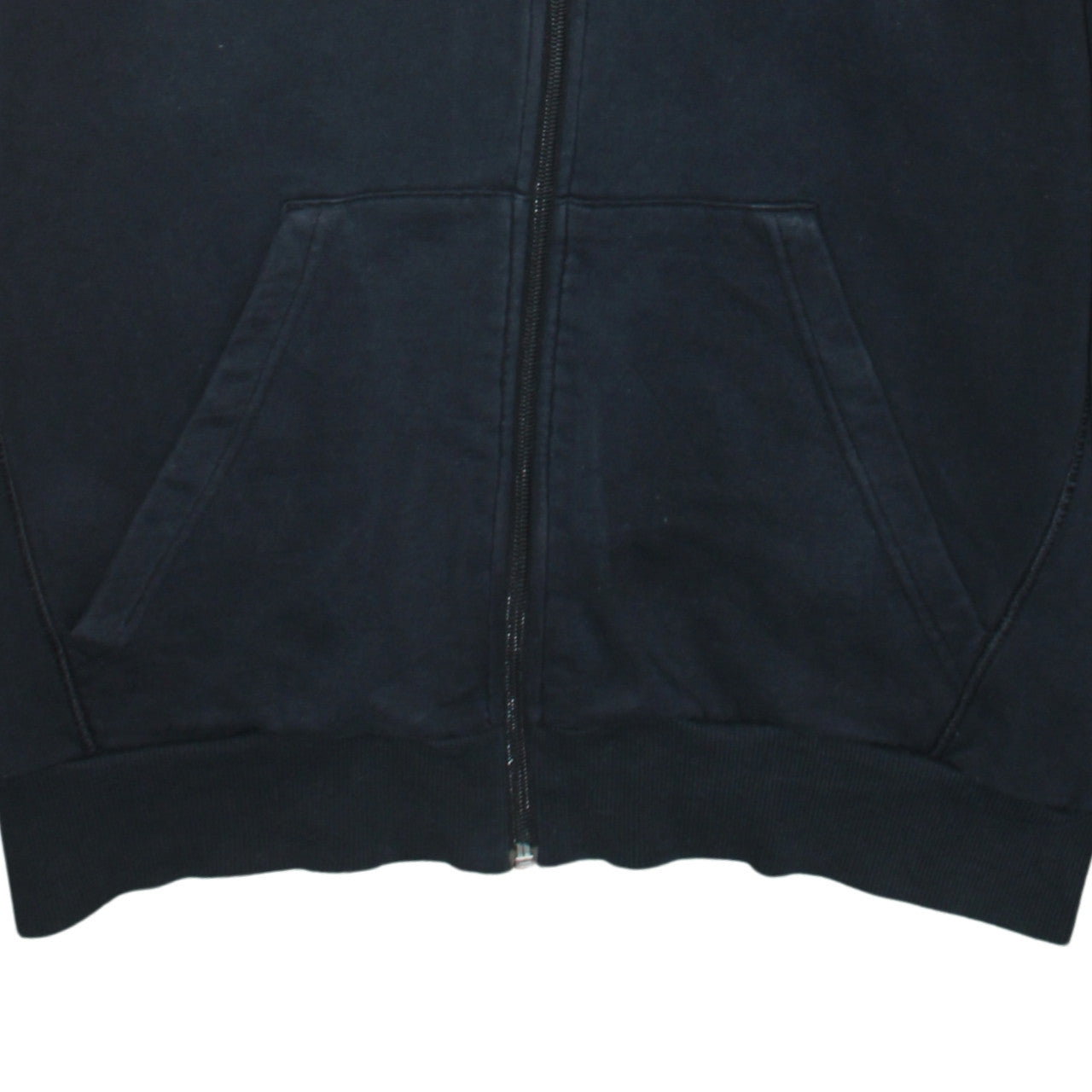 Adidas Men's Black Full Zip Hoodie L Sports Fleece Jacket