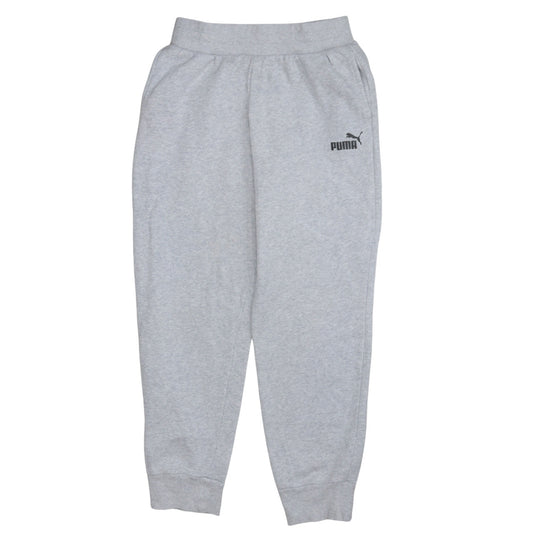 Puma Women's Grey Jogger Sweatpants Size S Cotton Blend