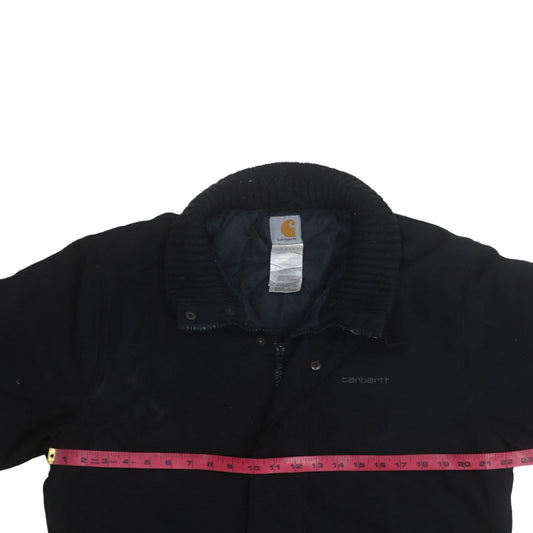Carhartt Men's Black L Insulated Nylon Work Jacket