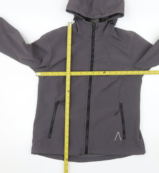 Black by Dublin Men’s Grey Softshell Hooded Jacket Size M
