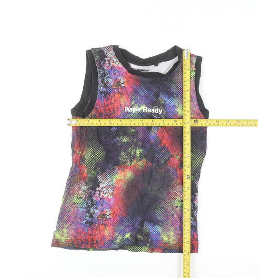 F&F Boys Multicoloured Graphic Sleeveless Tank Top Age 8-9 Years