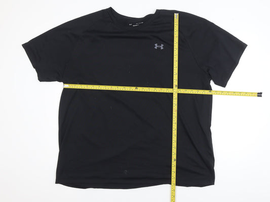 Under Armour Men's Black 3XL Tech Tee Short Sleeve Moisture Wicking T-Shirt