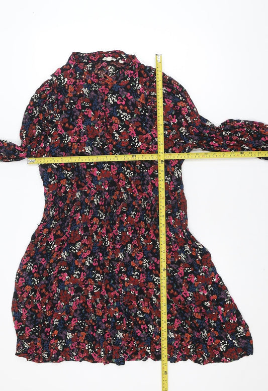 Fat Face Women's Multicoloured Floral Fit & Flare Dress Size 20