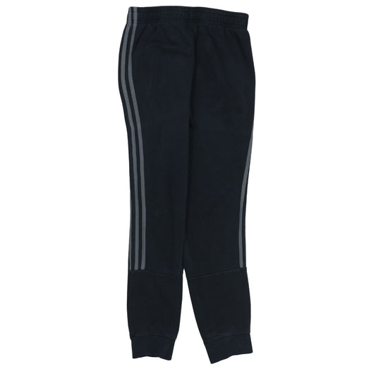 Adidas Men's Black Jogger Sweatpants M Regular Fit Fleece Activewear