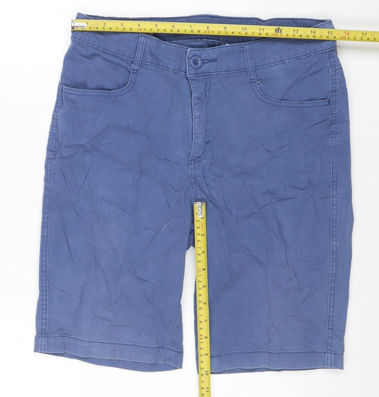 Lee Men's Blue Classic Fit Chino Shorts Size M Cotton Stretch