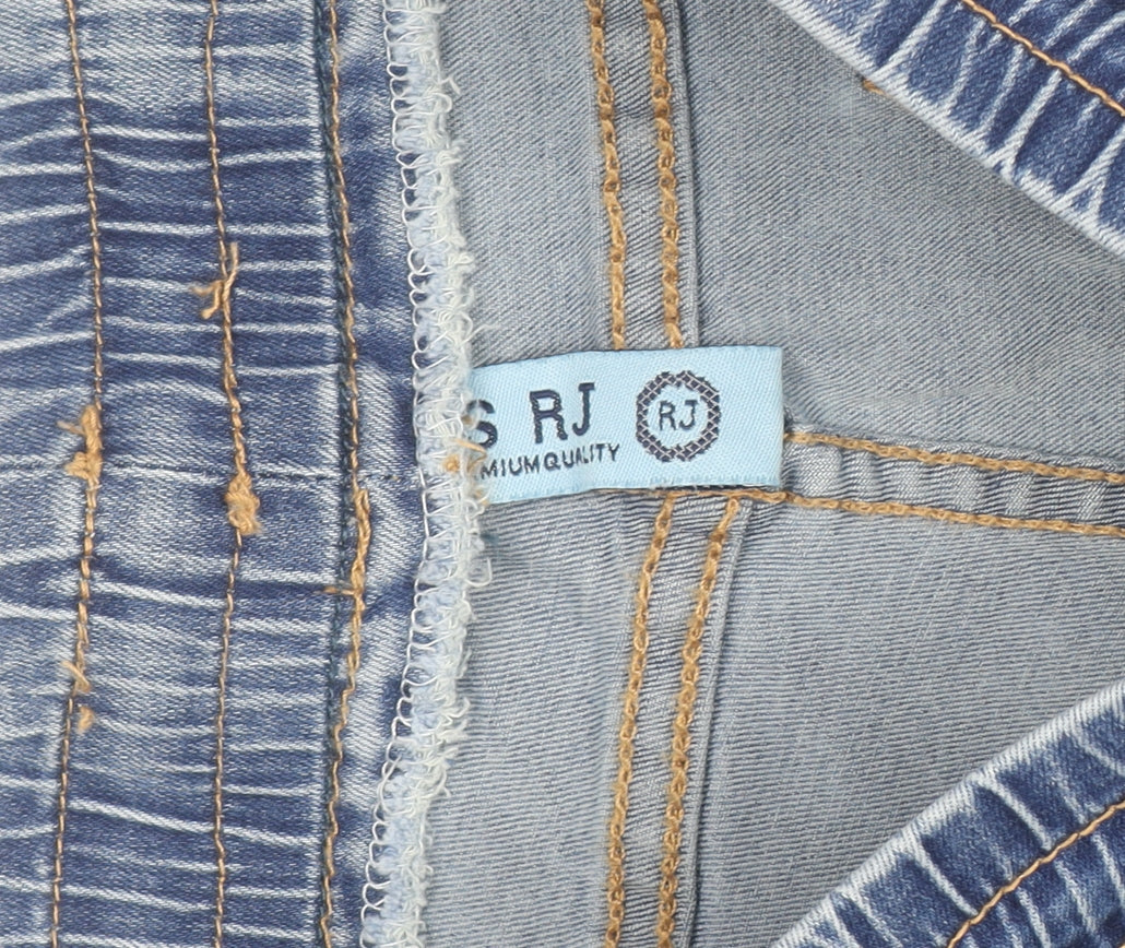 RJ Womens Blue Denim Jegging Slim Fit Elastic Waist Jeans Size 18