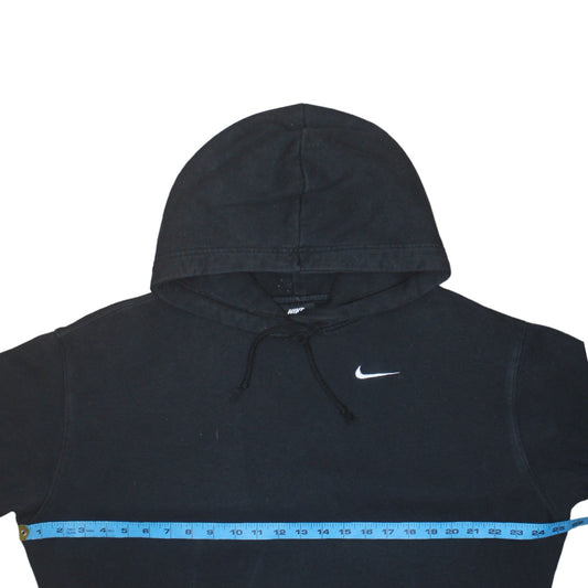 Nike Women's Black Small Pullover Hoodie Cotton Blend Lined