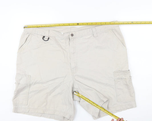 Lee Mens Beige Cargo Shorts Size 44 Cotton Casual Workwear