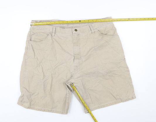 Wrangler Men Beige Regular Fit Chino Shorts Size 42