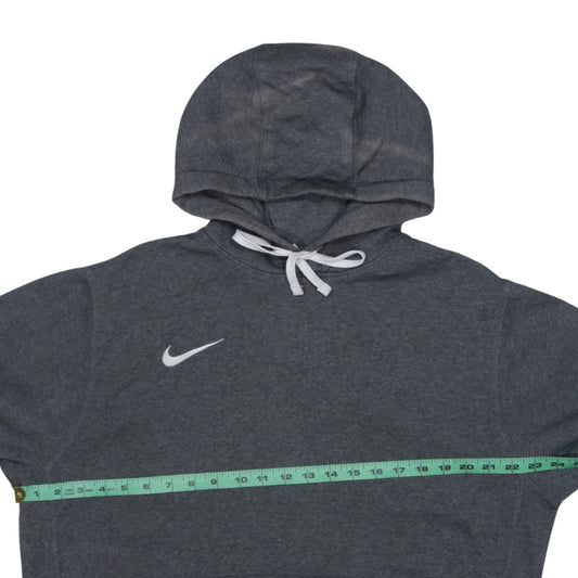 Nike Men's Grey Hooded Long Sleeve Regular Fit Sweatshirt L