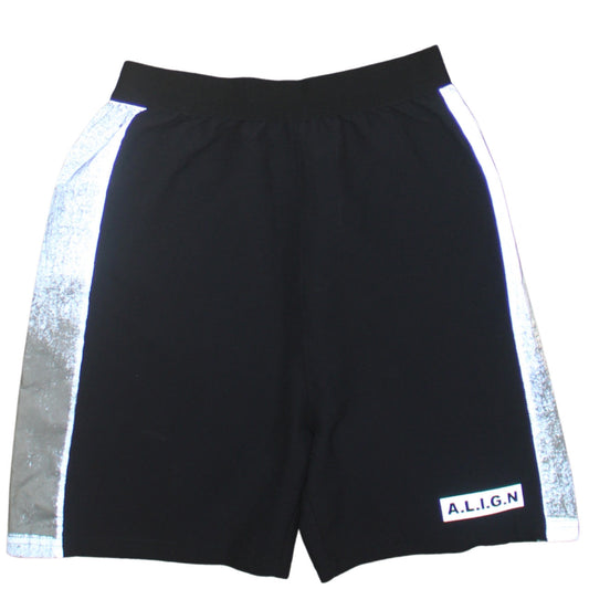A.L.I.G.N Men’s Black Reflective Athletic Shorts Size S