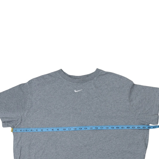 Nike Men's Grey Loose Fit Crew Neck T-Shirt XL Cotton Blend