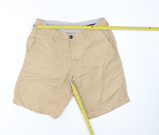 Tommy Hilfiger Men's Beige Chino Shorts Size 31 Regular Fit