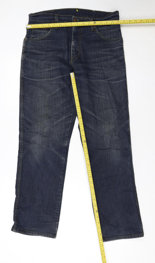 Wrangler Men’s Blue Texas Stretch Straight Jeans W31 L30