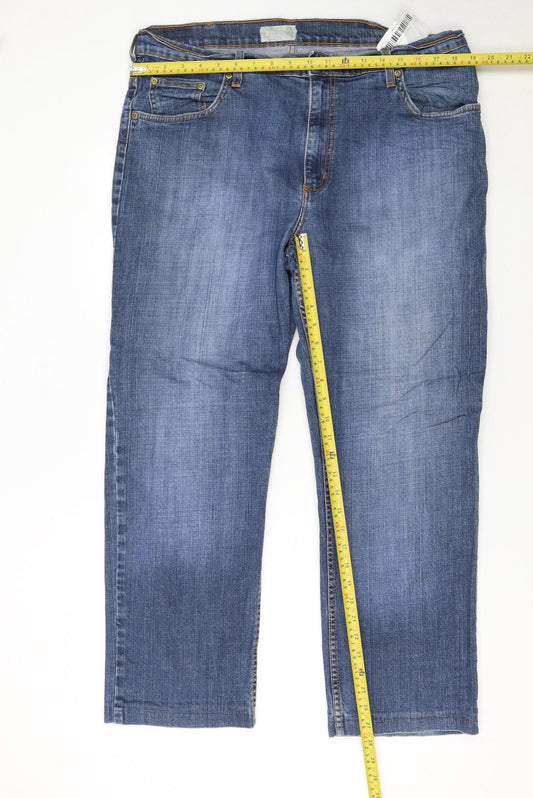 Wrangler Men's Blue Regular Fit Straight Leg Denim Jeans W38 L34