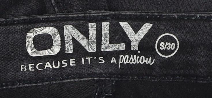 ONLY Women's Black Skinny Jeans S/30 Slim Fit Denim