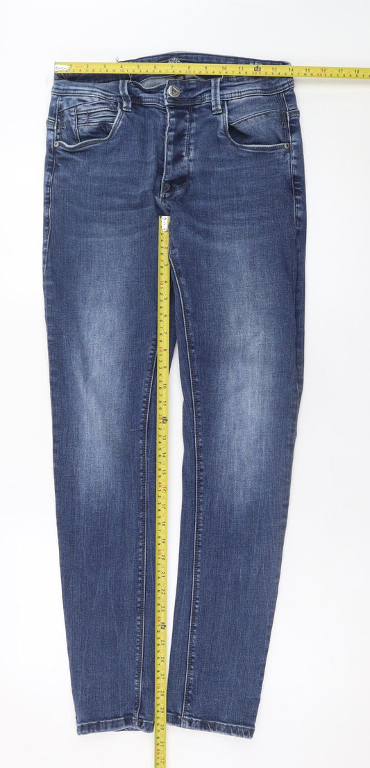 EJ DNM Men's Blue Slim Fit Stretch Denim Jeans Size 30R