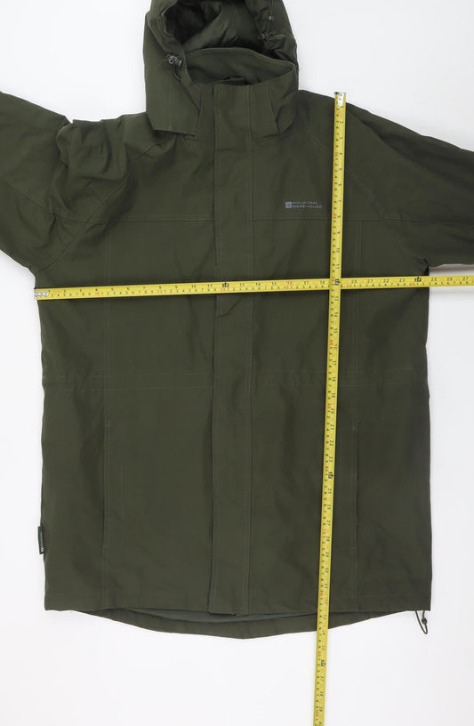 Mountain Warehouse Men's Green Waterproof Parka Jacket L