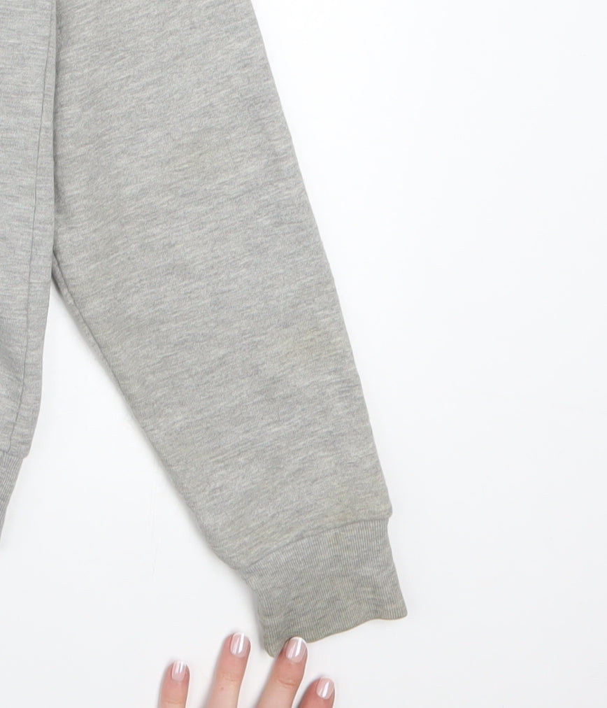 Additional view of Disney women’s grey full zip hoodie small mickey 100 years of magic