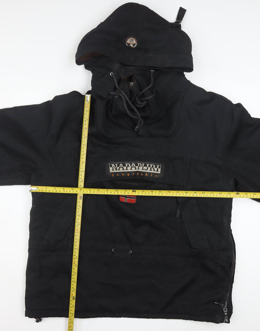 Napapijri Men’s Black L Anorak Hooded Outdoor Jacket