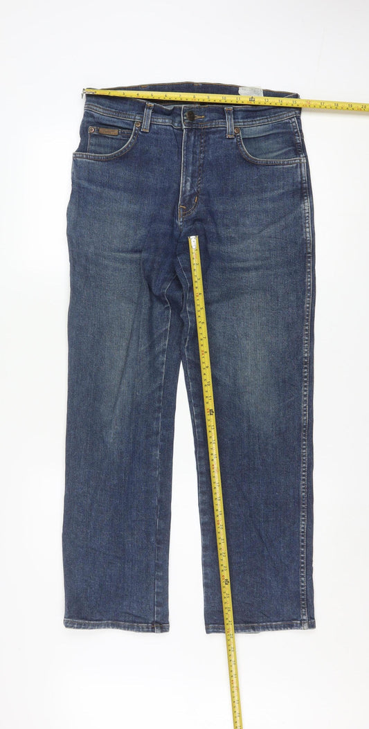Wrangler Men's Blue Texas Stretch Straight Jeans W31 L30