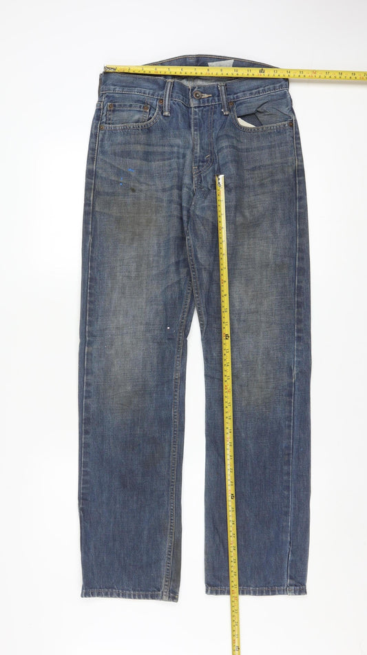 Levi's Men's Blue 501 Straight Denim Jeans W29 L32 Retro Style