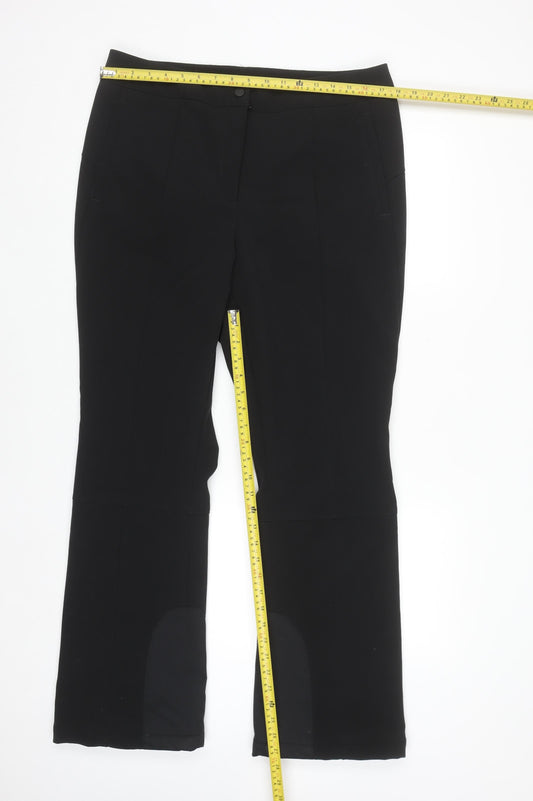 H&M Women Black Size 14 Snow Pants Softshell Active Trousers
