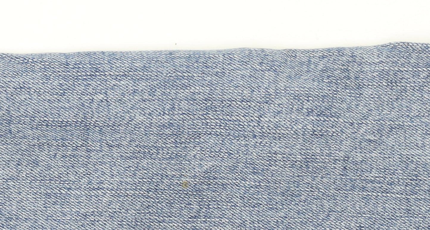 Wrangler Men's Light Blue Texas Straight Jeans W34 L30 Cotton Denim
