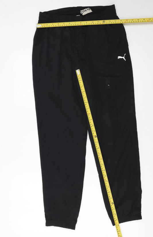 Puma Men's Black Jogger Trousers Small Quick Dry Activewear