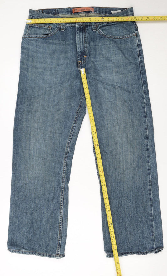 Lee Men's Blue 32x32 Relaxed Bootcut Denim Jeans