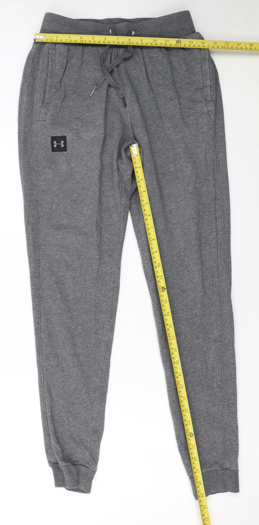 Under Armour Women's Grey Jogger Sweatpants Small Elastic Waist