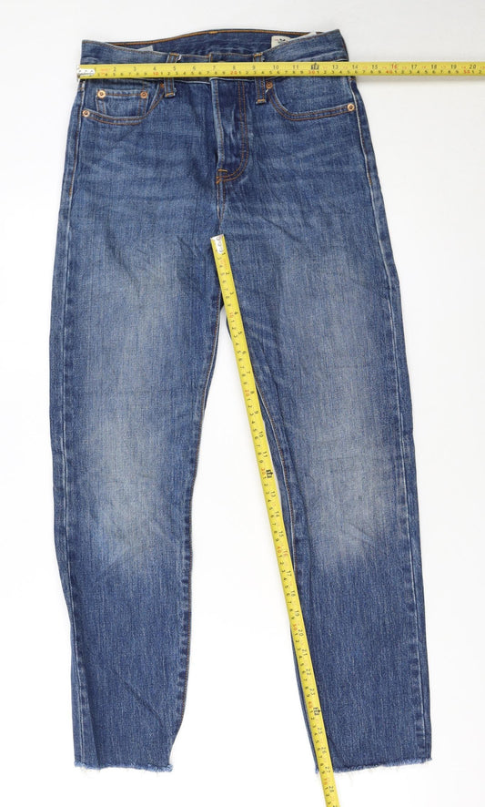 Levi Strauss Women's Blue 26 Regular Straight Leg Denim Jeans