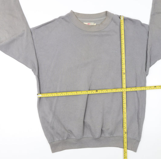 Lee Cooper Men's Grey Crew Neck Pullover Sweatshirt Size L