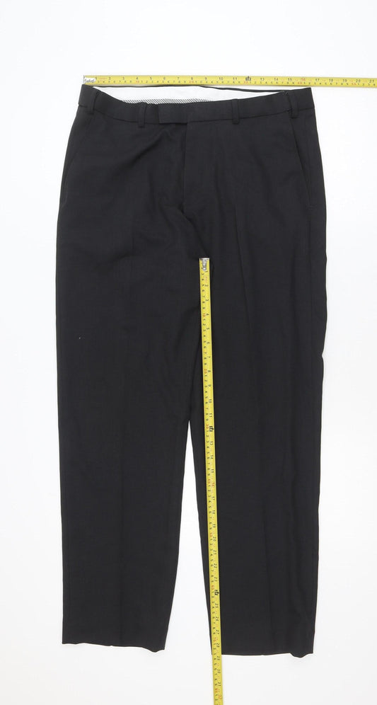 Dunnes Stores Men's Black 34W 31L Dress Pants Trousers