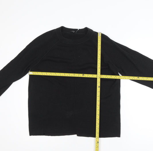 Next Men’s Black Acrylic Crew Neck Knit Jumper Size M