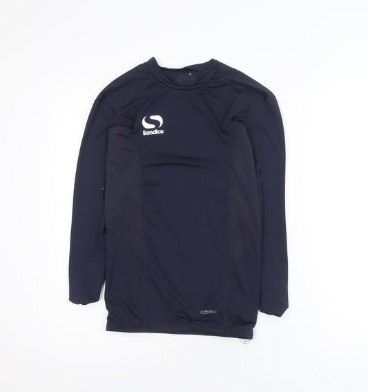 Sondico Men’s Blue Compression Long Sleeve Sports Top XS