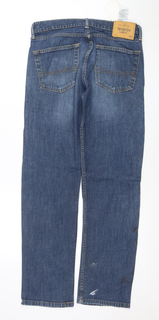 Denizen from Levi’s Men Blue 33W 32L Regular Fit Straight Jeans