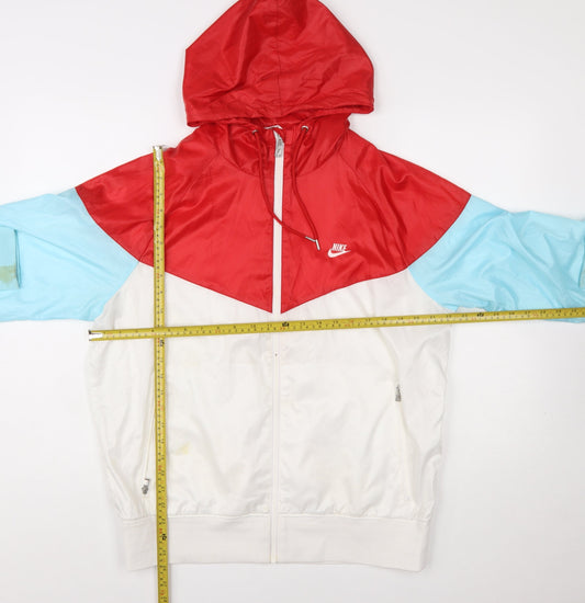 Nike Mens Multicoloured L Windbreaker Hooded Jacket